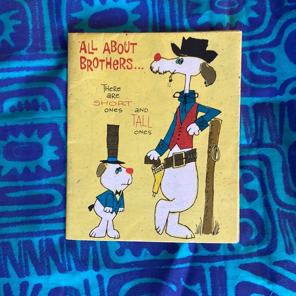 Vintage 1960’s Boy Brother Birthday Cards Lot of 4 - Picture 7 of 11